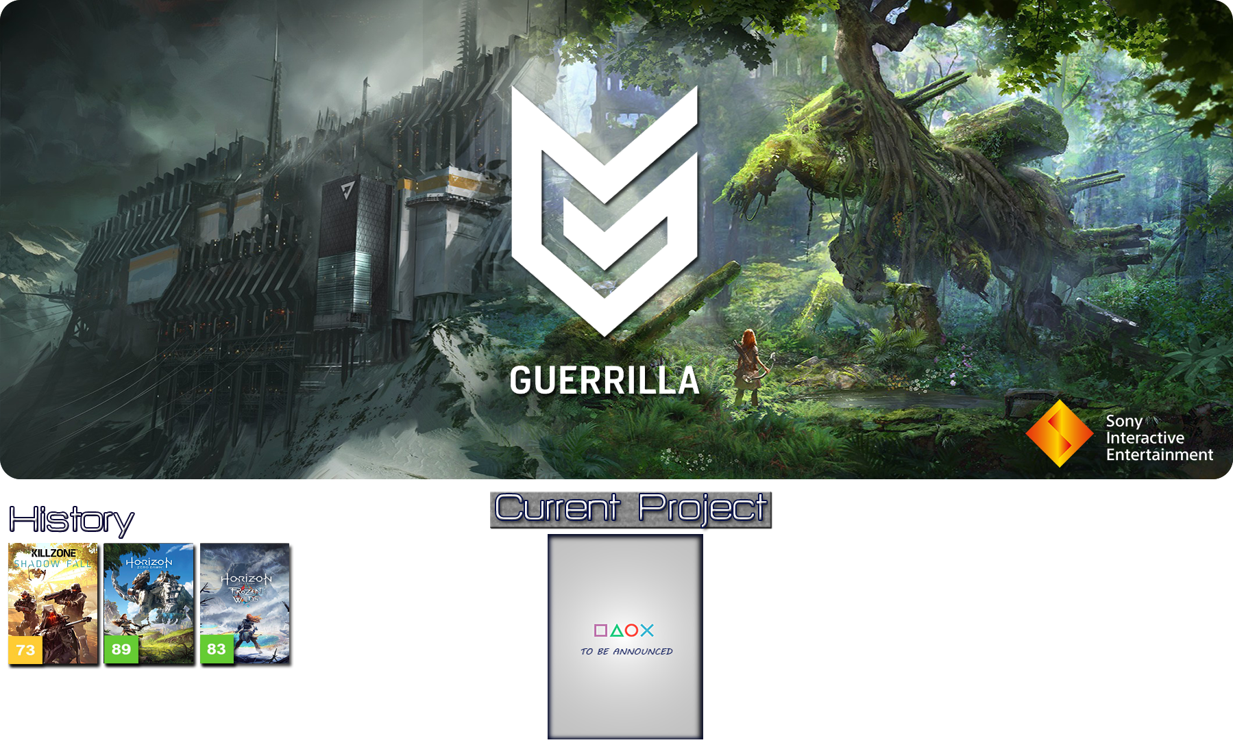 Guerrilla games проекты