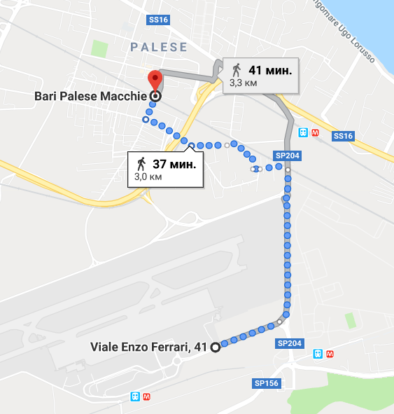 Из Бари Апулия + Матера на общественном транспорте 27.04-9.05.19