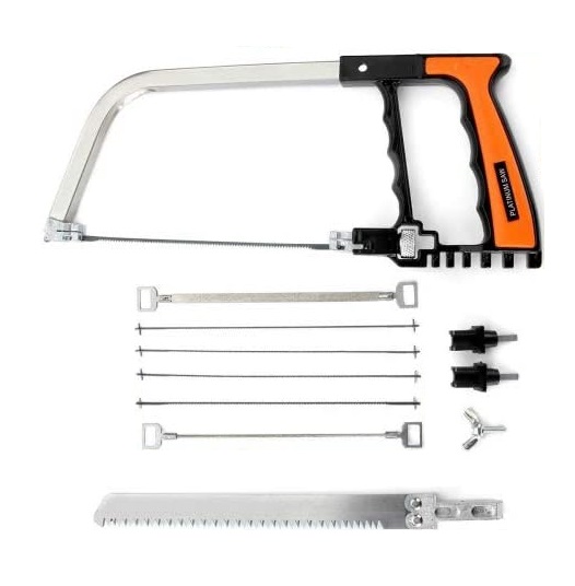 Handsäge Set 12-teilig Multifunktions Bügelsäge Metallsäge