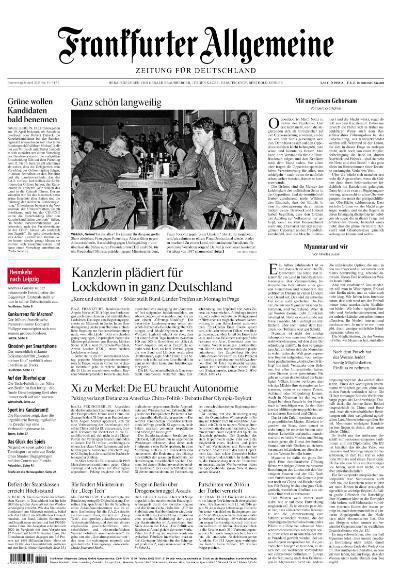 Frankfurter Allgemeine Zeitung vom 08 April 2021